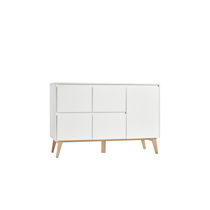 Chest of drawers with 4 drawers and doors (Classy collection)